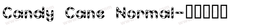 Candy Cane Normal字体转换